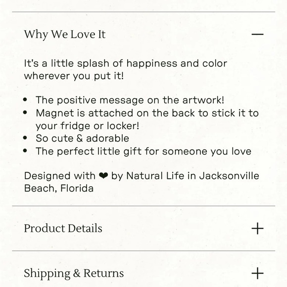 Natural Life Dog Magnet or Charming Dog Wall Art or Shelf art with Gold Corners - Picture 5 of 7